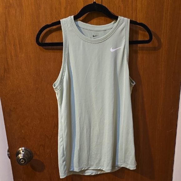 Nike Women's Light Green Tank Top XS - Picture 1 of 2